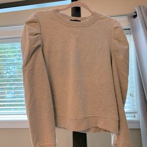 Cynthia Rowley puff sleeve sweatshirt